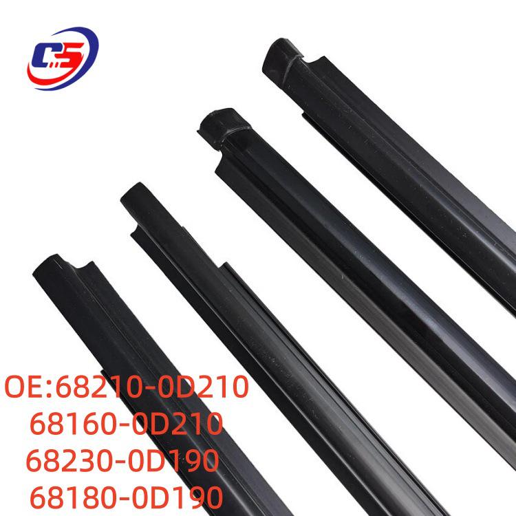 Compatible Toyota Glass Outer Weatherstrip for 68210-0D210, 68160-0D210, 68230-0D190 Models