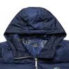 Armani Exchange Ss23 Solid Color Hooded Zipper Casual Cotton Jacket Women Jackets Navy-Blue 6LYB19-YNLYZ-1593