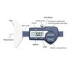 SHAHE Digital Depth Gauge 0-25mm/0-50 Mm Tread Depth Gauge For Car Tire Digital Depth Calipers Measuring Tools