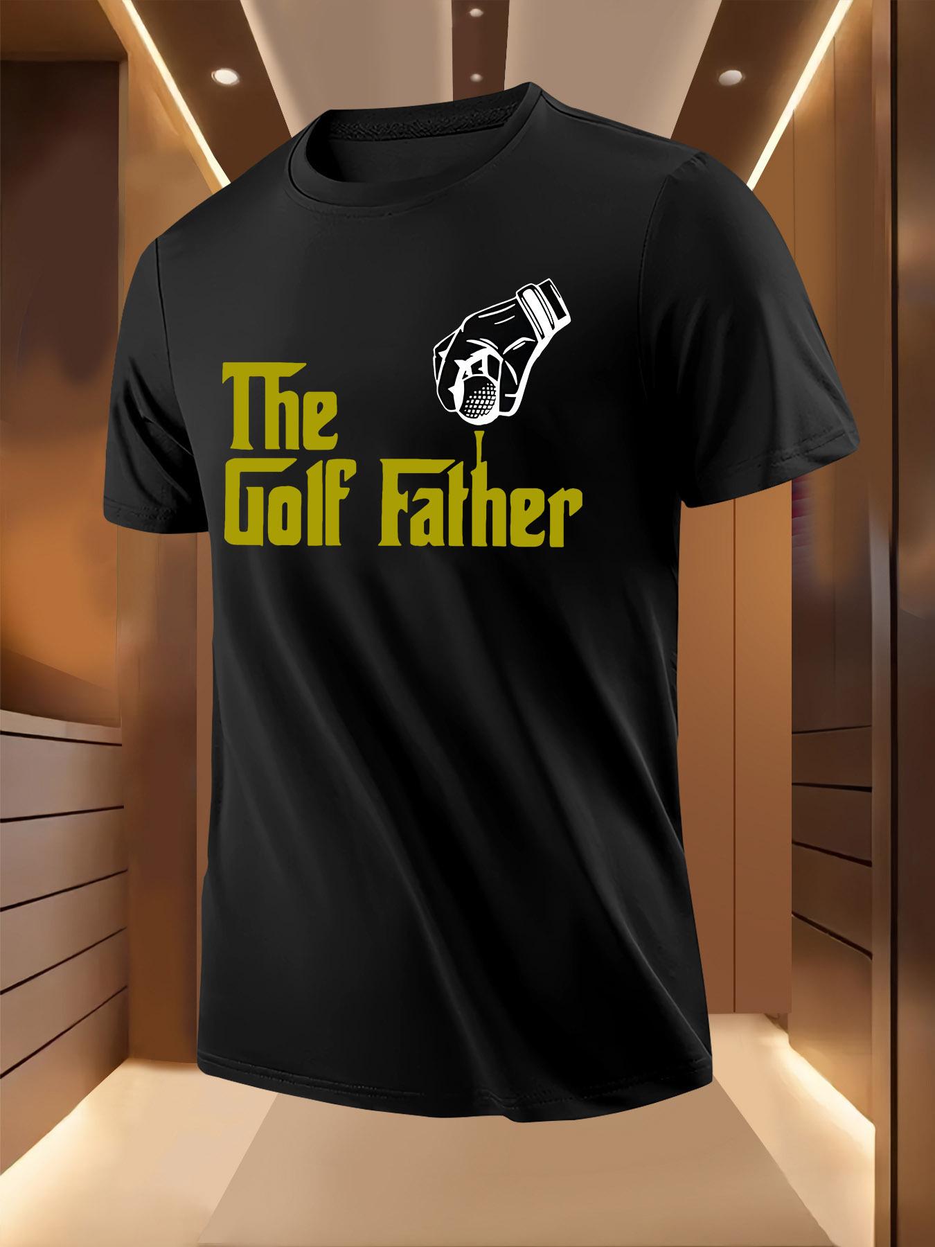 The Golf Father Graphic Tshirt Graphic Print Casual Tshir... XL