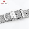 Universal Milanese Loop Band Stainless Steel Strap 18mm 20mm 22mm 24mm Men Women Rose Gold Metal Replacement Watchband Bracelet