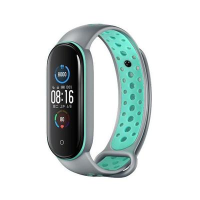 Armband für Mi Band 7 Beline Design Grau-Grün