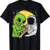 Astronaut Inking Alien Funny Space Galaxy Tattoo Men Women T-Shirt