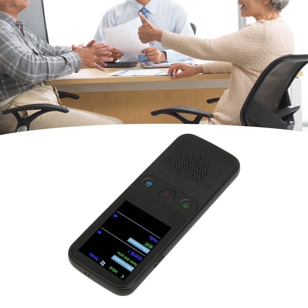 112 Languages Smart Voice Translator 2.4inch   1GB   8GB ROM Portable WiFi Language Translator Device