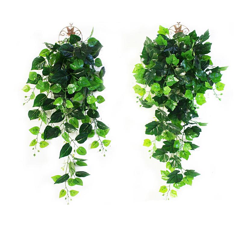 1Piece 1M Home Decor Artificial Ivy Leaf Garland Plants Vine Fake Foliage Flowers Creeper Green Ivy Wreath Garden Wall Decor