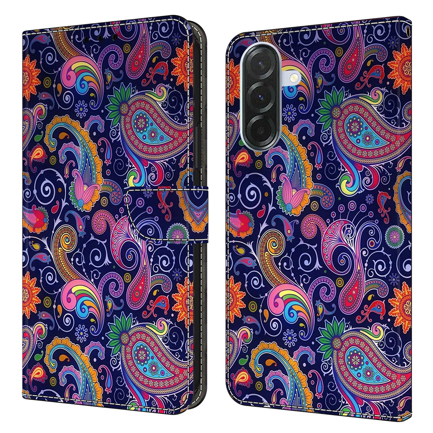 

For Samsung Galaxy A36 5G Wallet Case Pattern Printing Stand Leather Flip Phone Cover Ethnic Vine