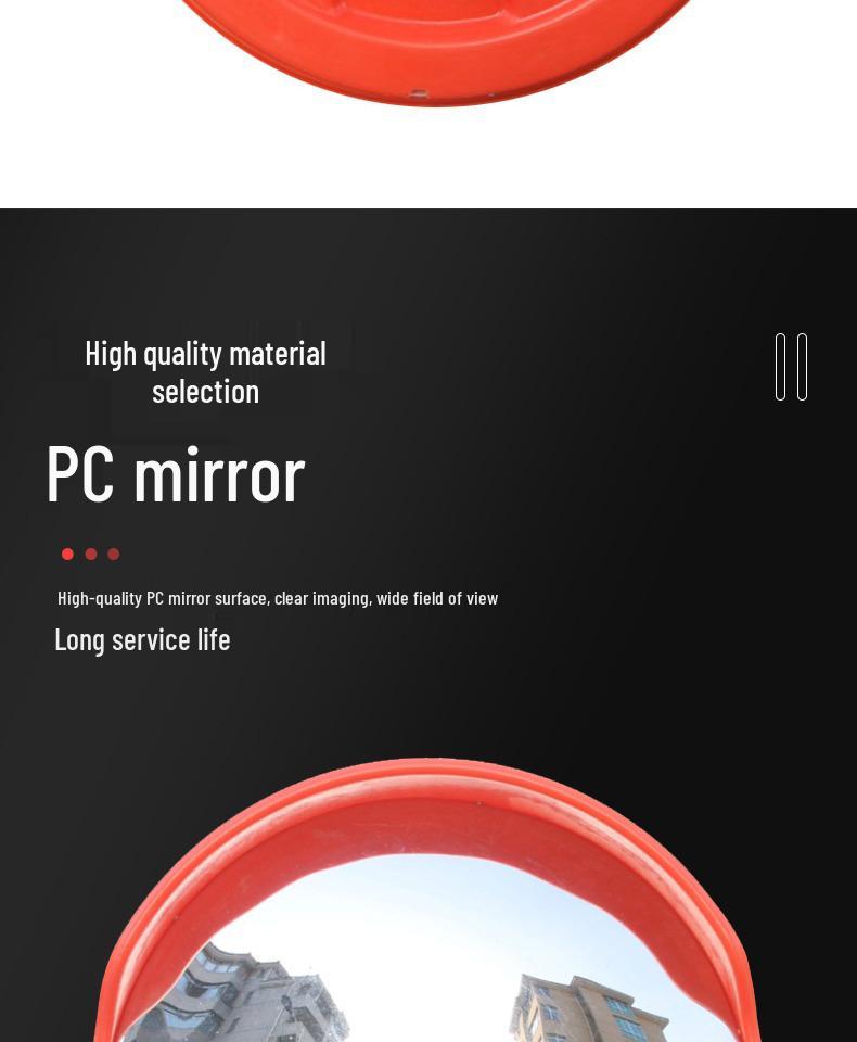 Wide-Angle Traffic Convex Mirror for Intersections