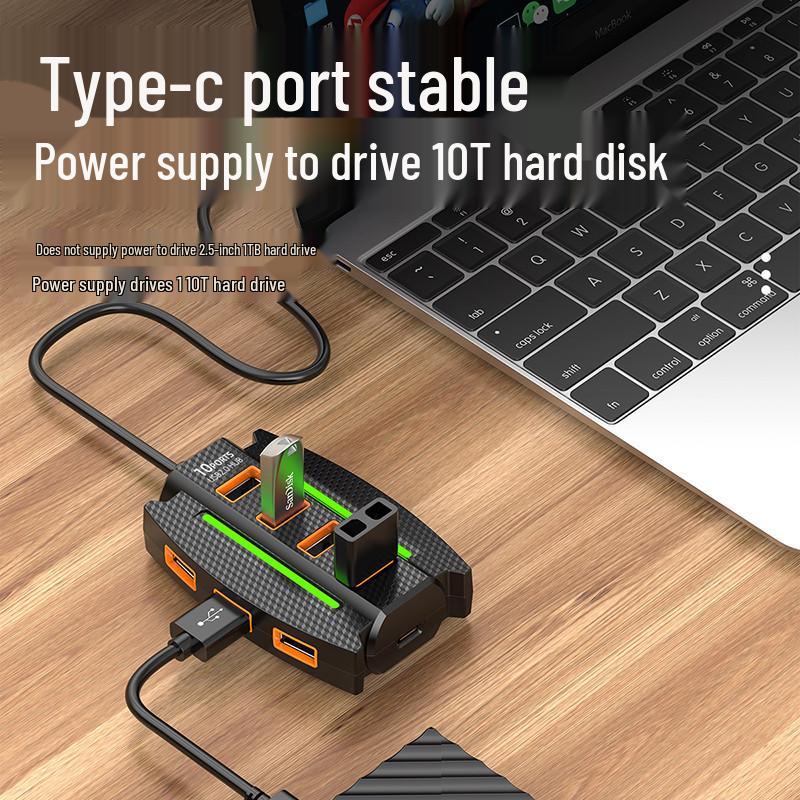 One-Drag-Ten Multi-Port USB Hub Expansion Dock for Laptops