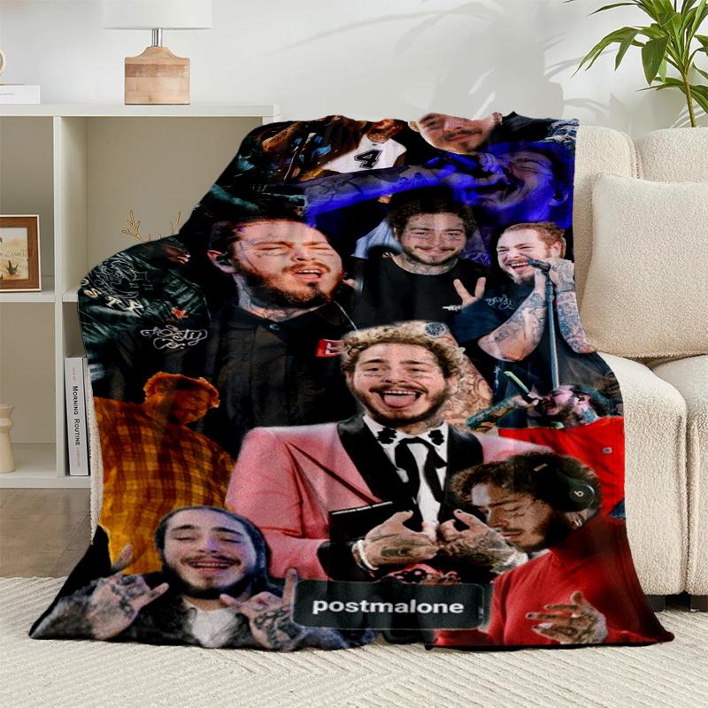 1PC Musician's Heartfelt Expression Flannel Blanket Gift, Suitable for Both Men And Women, Soft Ideal for Beds And Sofa, Birthday Or Christmas Gift