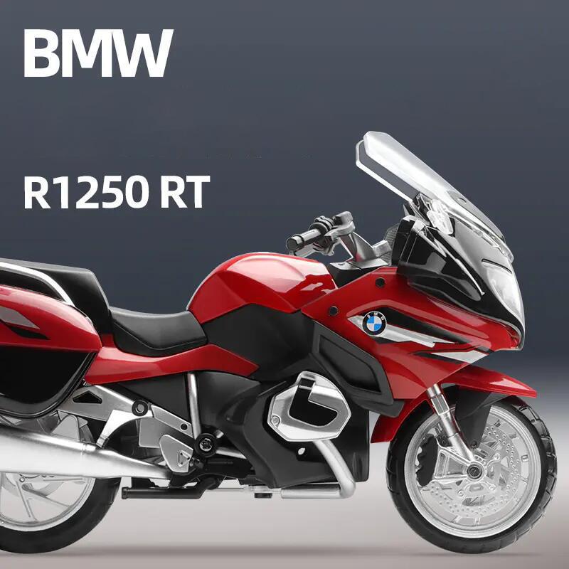 1/12 BMW R1250 RT Alloy Sports Motorcycle Model Diecast Metal Toy Travel Street Motorcycle Model Simulation Collection Kids Gift