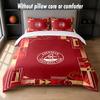 Aberdeen FC Design Bed Bedding Set 1 Duvet Cover + 2 Pillowcases Soft Breathable Household Bed Linens
