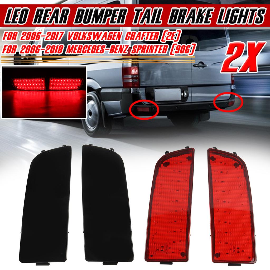 2x LED smoke bump reflector Tail Brake Light For Mercedes vito viano w639 2x LED smoke bump reflector Tail Brake Light For Mercedes vito viano w639