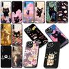 Cartoon Kitten Cat Wallpaper Phone Cover for Samsung Galaxy S22 S21 S20 FE Ultra Plus A35 A36 A37 A33 A34 A04 A71 Case