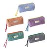 Pencil Case 7.5x3.5x2.4In for Student Girl Women Large Pen Bag Zippered Pen Pouches Travel Cosmetic Storage Bag