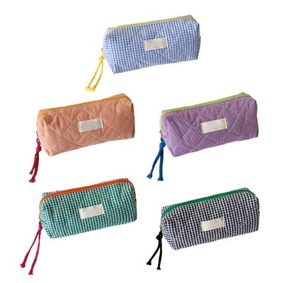 Astuccio 7.5x3.5x2.4In per Studente Ragazza Donna Grande Borsa Portapenne Astucci Portapenne con Zip Borsa per Cosmetici da Viaggio