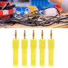 5Pcs Convert Banana Plug Strong Connectivity Good Conductivity 2mm to 4mm Conversion Banana Plug
