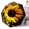 Floral Fantasy Garden Compact Travel Automatic Umbrella Compact 8-Rib weight weight Perfect for Outdoor Adventures Fashion Lovers