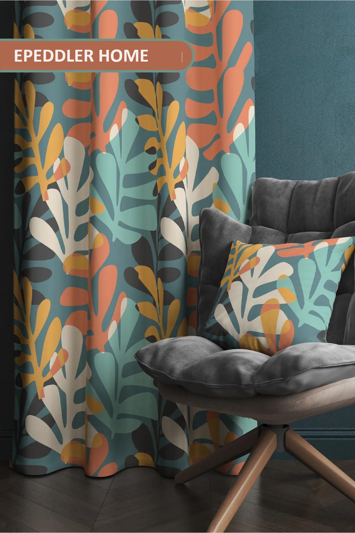 

EPeddler Home Colorful Feather - Цветное перо с рисунком, 140 X 270 см, Качество - Фоновая занавеска с цифровой печатью 140x270 cm