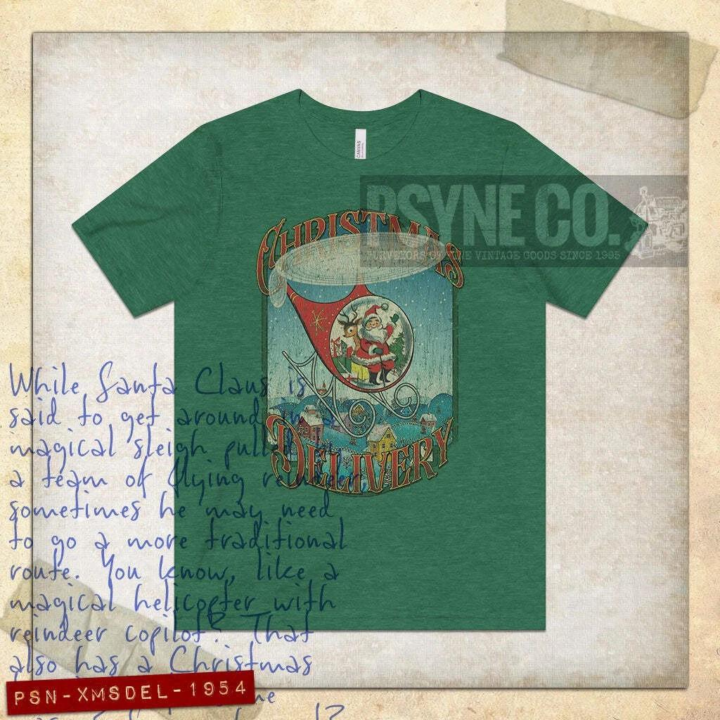 Christmas Delivery 1954 Vintage Men s T shirt S