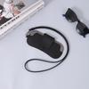 PU Leather Large Capacity Travel Neck Hanging Eyeglasses and Sunglasses Protective Case