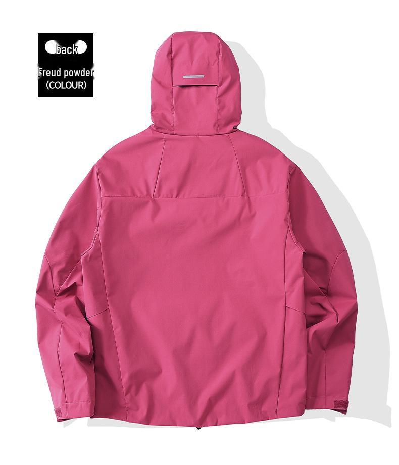 Men's Breathable Windbreaker: Outdoor Windproof Waterproof Jacket for Camping and Hiking