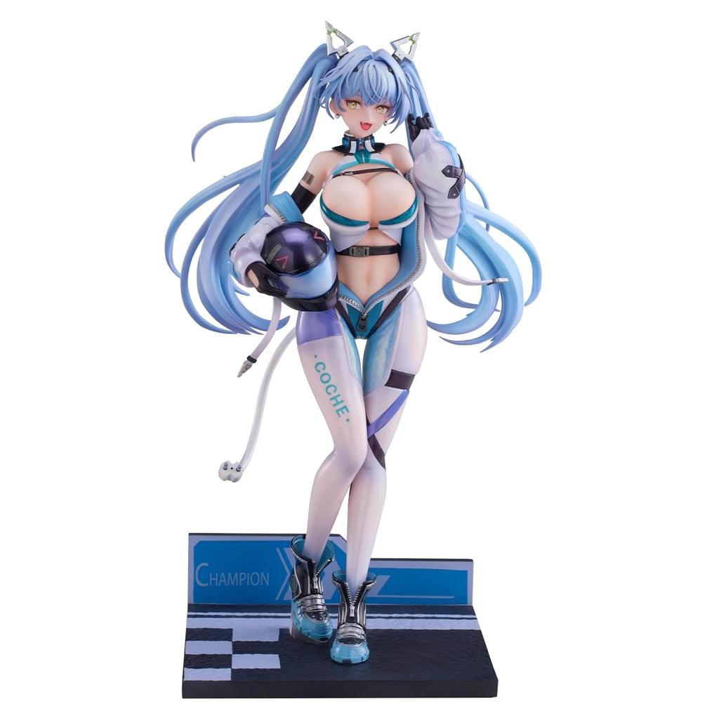 1/7 Maßstab PVC & ABS bemalte Figur von "Motorradmädchen Ayla" basierend auf Mishnes Originalillustration