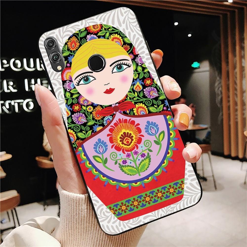 Russian Dolls Matryoshka Cute Phone Case For Huawei Honor 10 Lite 9 20 7A 9X 30 50 60 70 Pro Plus Soft Silicone Cover
