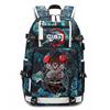 Demon Slayer Anime Print School Backpack Large Capacity Travel Bookbag for Boys Girls Kids Student