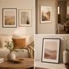 Large PVC Minimalist Photo Frame for Posters and Paintings - Indoor Versatile Empty Frame