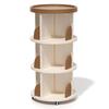 Children's Rotating Multi-layer Bookshelf & Storage Cabinet for Kitchen or Living Room