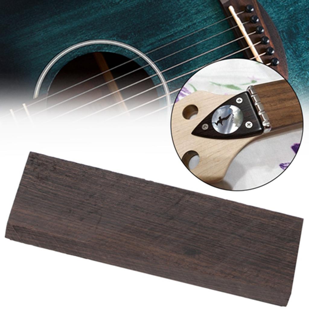 4pcs MX0126D Ebony DIY Knife Scales Musical Instrument Accessories 120 x 40 x 10mm