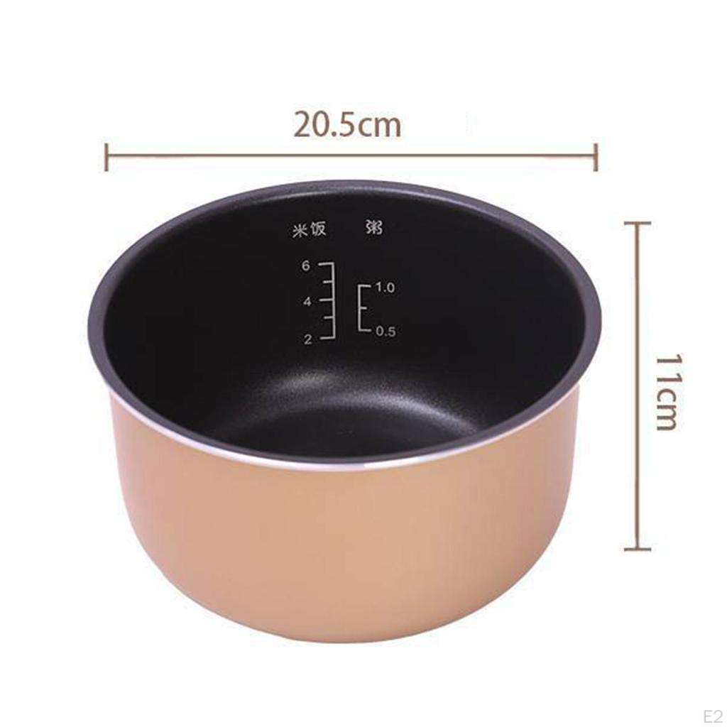 Domácí rýžovar Vnitřní nádoba Přenosné kuchyňské pomůcky Nepřilnavý hrnec na vaření