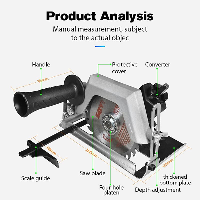 Portable Electric Drill Modified Tool Multipurpose Electric Drill To Electric Circular Saws Labor-Saving Woodworking Table Tools