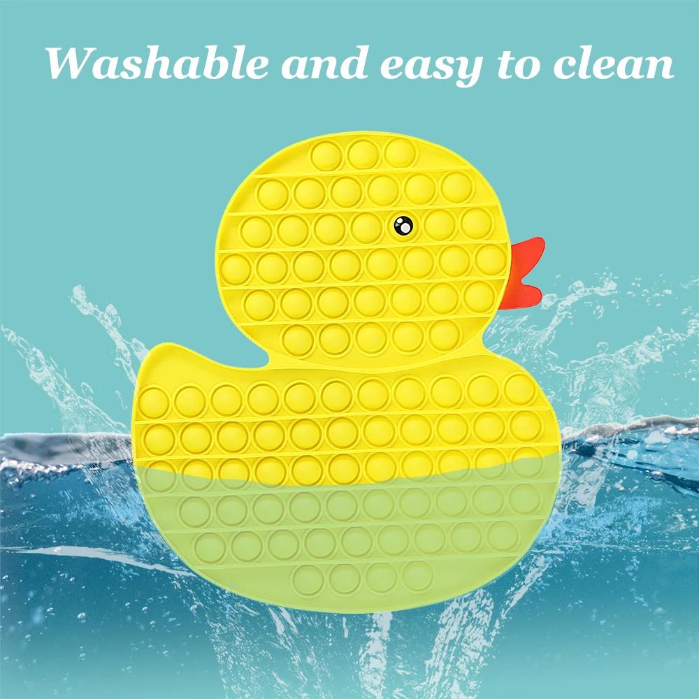 Non-Toxic Big Size 20Cm Rainbow Square Push Bubble Fidget Toys Children Adult Stress Relief Toy Antistress Squeeze Gift 20Cm 30Cm Xxl