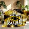Custom Name Personalized AEK Athens FC Print Blanket, Home Decor, Bedroom, Sofa, Camping, Couch, Gifts for Birthday Christmas