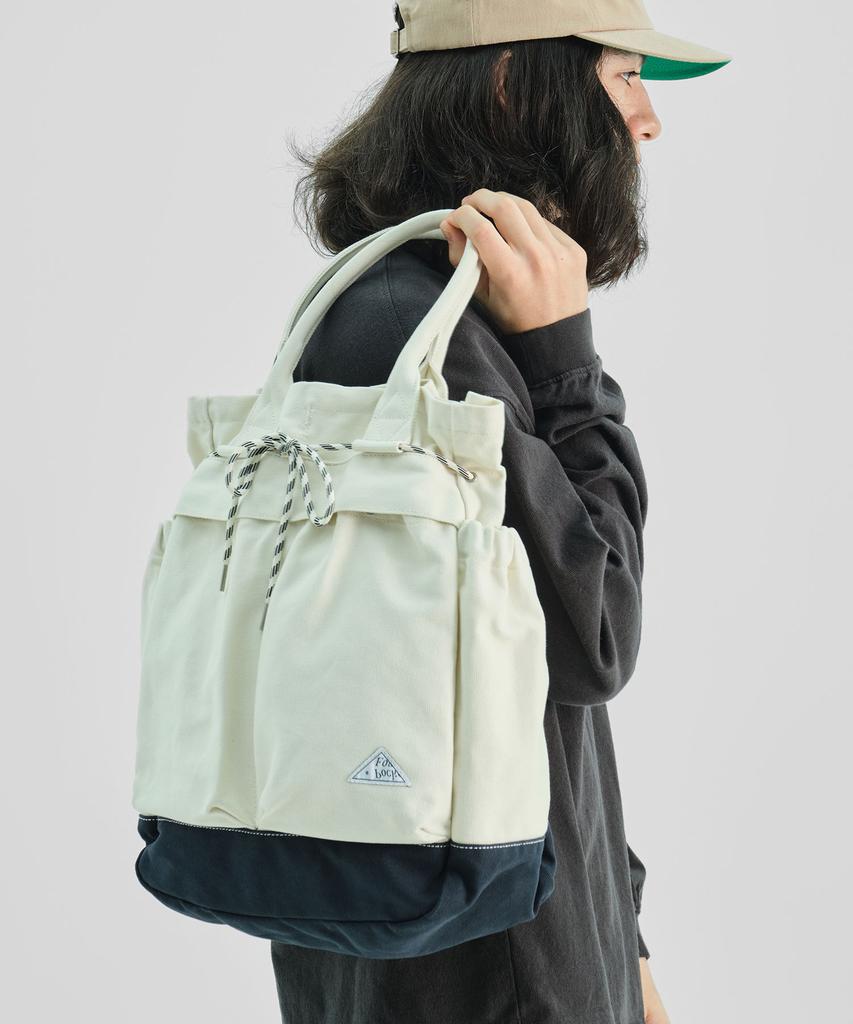 Foundpocket Plate Canvas Bag Blue