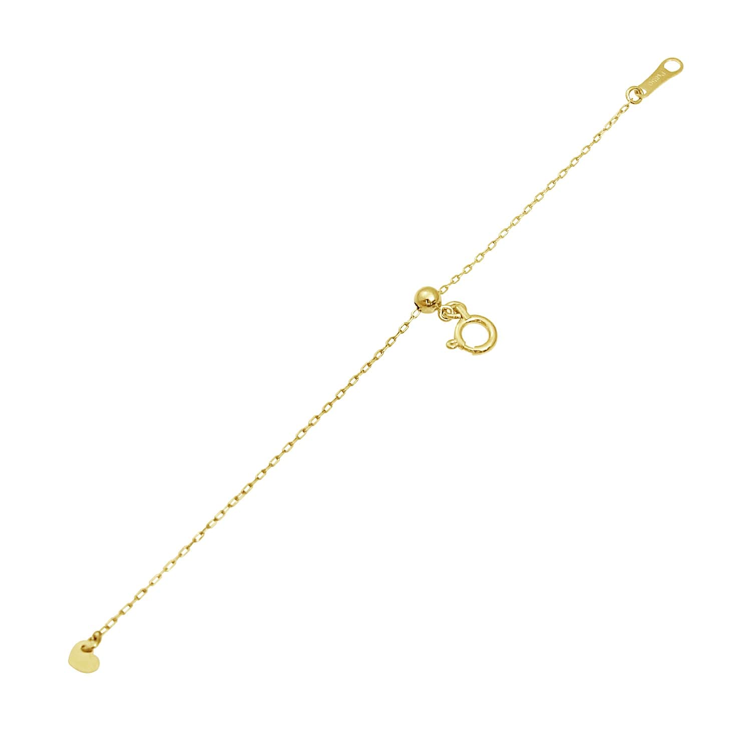 

Регулируемая цепочка скользящее ожерелье Azuki 18K золото 10 см [Sears]
