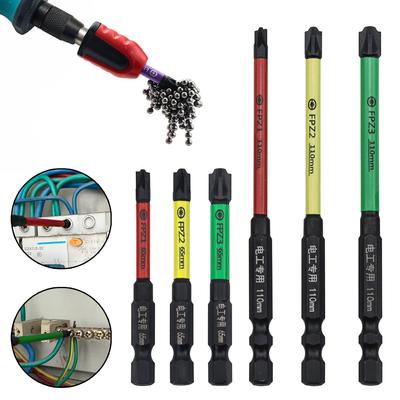 FPZ1 FPZ2 FPZ3 Screwdriver Bit HRC63 ° Hardness Magnetic