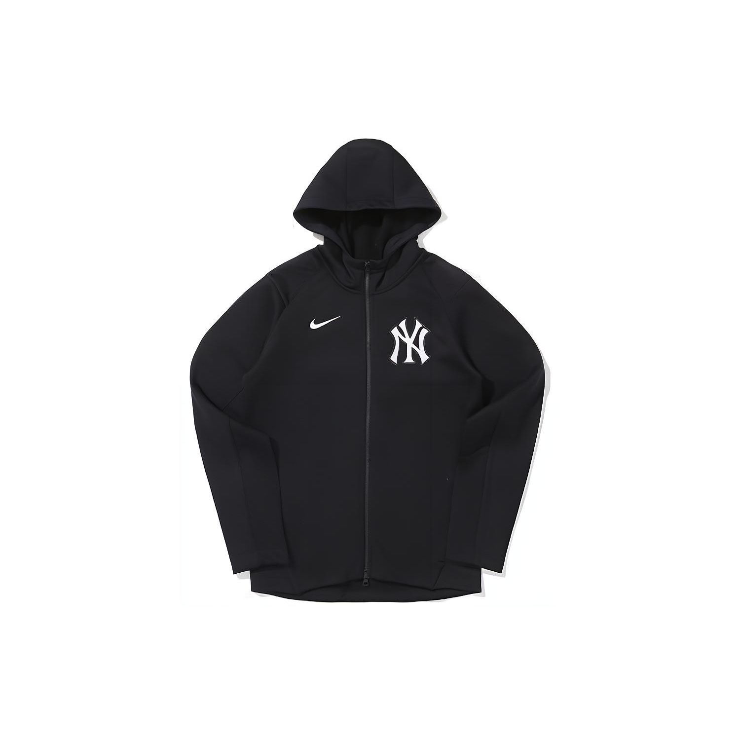 Nike X MLB Hoodie With Front Logo Print Kids Hoodies Black 3Z3B7SBGZ-NYY S