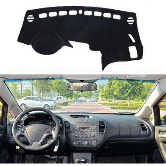 1pc Black Dashmat Dashboard Mat Cover Anti-Sun FOR KIA FORTE 2015 2016 2017