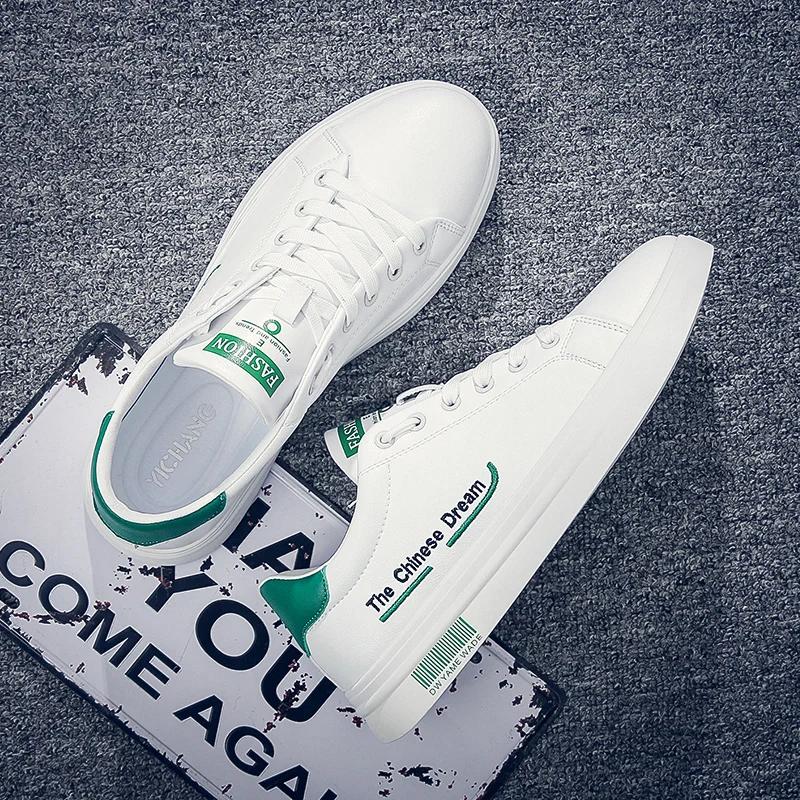 New Men's Casual Sports Shoes Light Comfortable White Shoes Men's Flat Casual Driving Shoes Tennis Zapatillas De Hombre