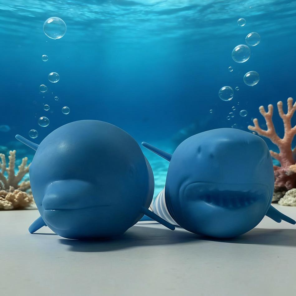 Stress Reliever Fidget Toy Kids Adults Funny Buckle Slug Dolphin Shark Anxiety Anti Stress Squishy Toy Colorful Slug lobster Toy