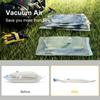 Air Equip Compressor Portable Tiny Pump For Camping Bed Illumination With LED Lantern 3.5Kpa Quick Inflate Deflate For Outdoor