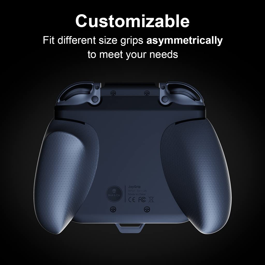 Skull JoyGrip Nintendo Switch OG Switch Joystick Portabil Reîncărcabil Suport Telecomandă cu Mânere Înlocuibile OLED Alb & Co. OLED, Controller Joy-Con