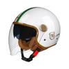 Retro Semi-open Helmets Men Women DOT ECE Open Face Helmets Motorcycle Accessories Cascos Para Motos 3/4 Open Half Helmet