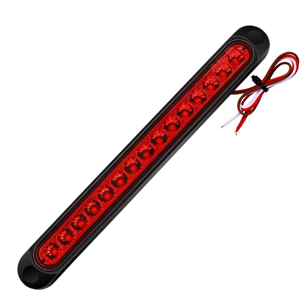 Biqing 15 LED Car High Mount Stop Light Truck Rear Light, 10-30V Car Third