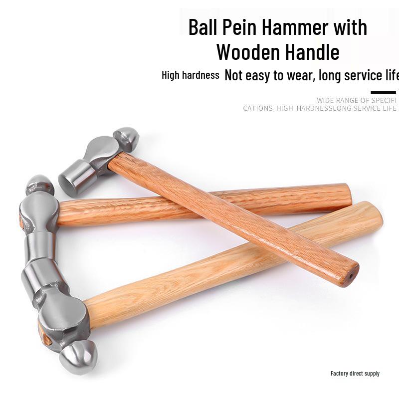 Small Household Hammer with Wooden Handle - 0.5LB to 3LB Options Available