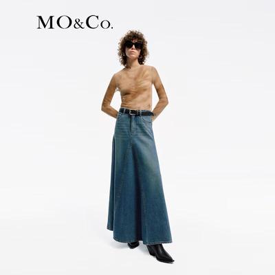 MO&Co. Abstract Wing Print Stretchy Slim-Fit Tattoo Top