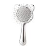 Electroplated Silver Massage Comb with Folding Mirror and Anti-Static Air Cushion – Student Girl Ins Style