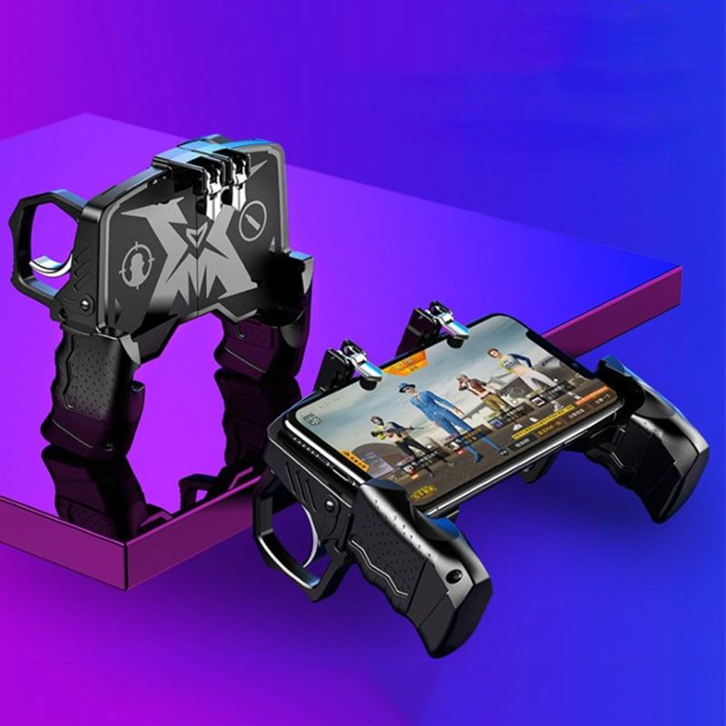 Metal Pubg Controller Joystick Til Pubg Mobile Trigger Gamepad Til iPhone Android Telefon Smartphone Skydespil